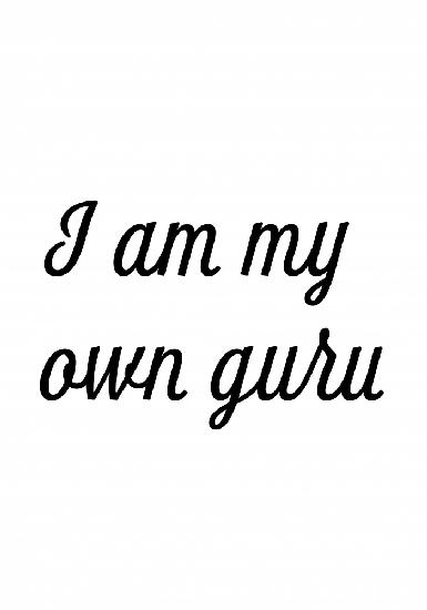 I am my own guru