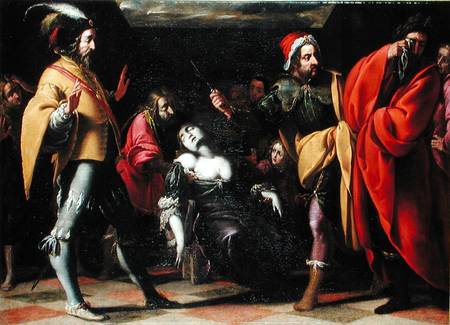The Oath of Brutus over the Body of Lucretia od Pier Francesco Morazzone