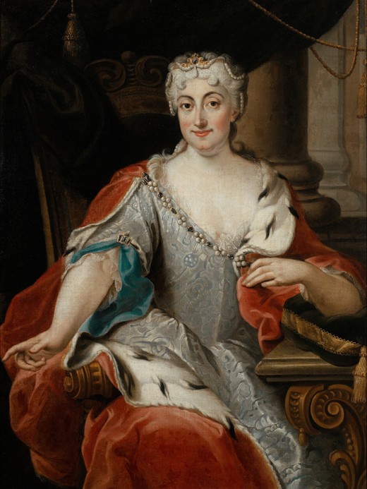 Portrait of Maria Clementina Sobieska (1702-1735) od Pier Leone Ghezzi