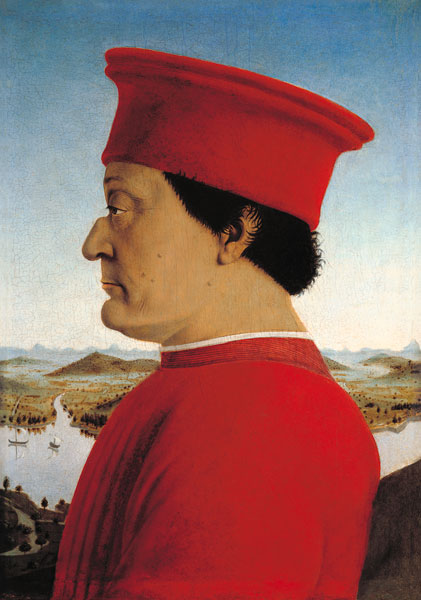 Federico da Montefeltro od Piero della Francesca