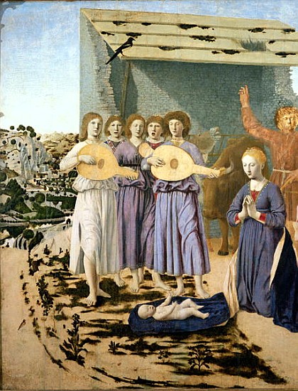 Nativity, 1470-75 (detail of 5240) od Piero della Francesca
