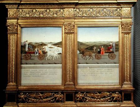 The Triumphs of Duke Federico da Montefeltro (1422-82) and Battista Sforza od Piero della Francesca