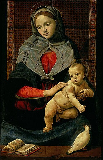 Madonna and Child with a Dove od Piero di Cosimo