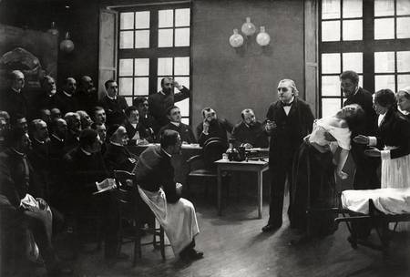 A Clinical Lesson with Doctor Charcot at the Salpetriere od Pierre Andre Brouillet