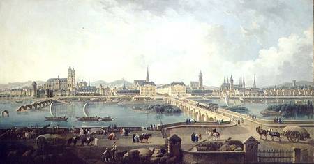 Panoramic View of Tours od Pierre Antoine Demachy