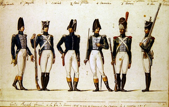 French Royal Guard od Pierre Antoine Lesueur