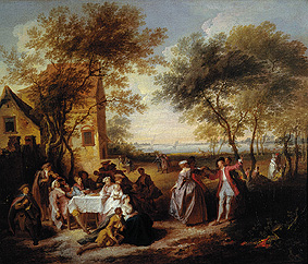 Rural feast. od Pierre-Antoine Quillard