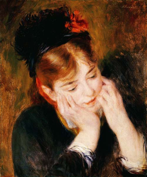 Kontemplation od Pierre-Auguste Renoir