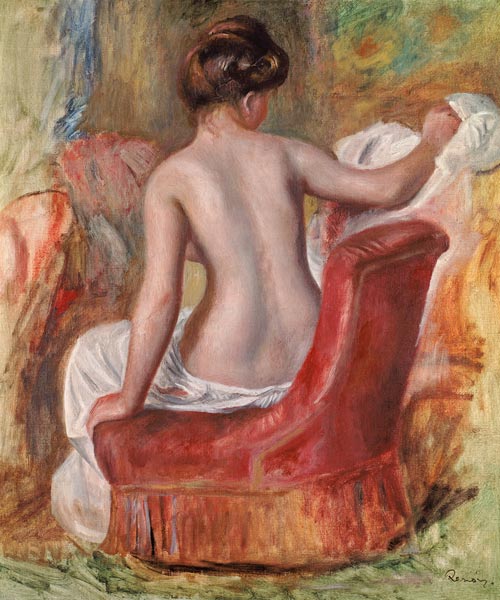 Nude in an Armchair od Pierre-Auguste Renoir