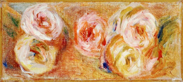 Strewn Roses, c.1915 od Pierre-Auguste Renoir