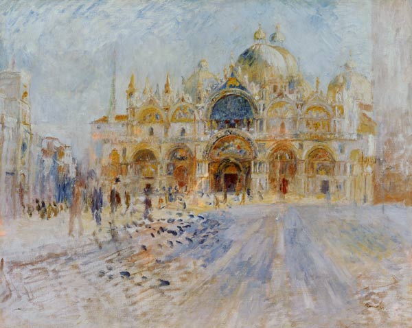 Markusplatz in Venice od Pierre-Auguste Renoir