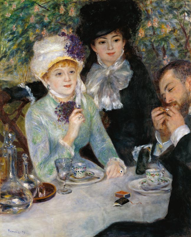 Renoir / After dinner / 1879 od Pierre-Auguste Renoir