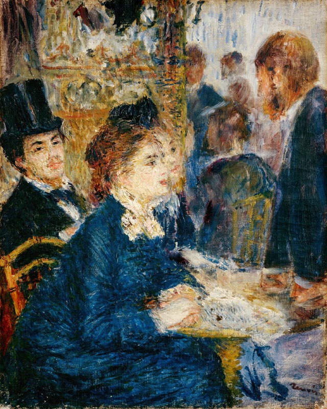 At the Cafe od Pierre-Auguste Renoir