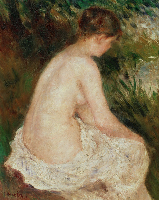 Bather od Pierre-Auguste Renoir