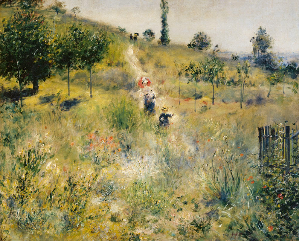 Auguste Renoir, Chemin montant... 1876/7 od Pierre-Auguste Renoir