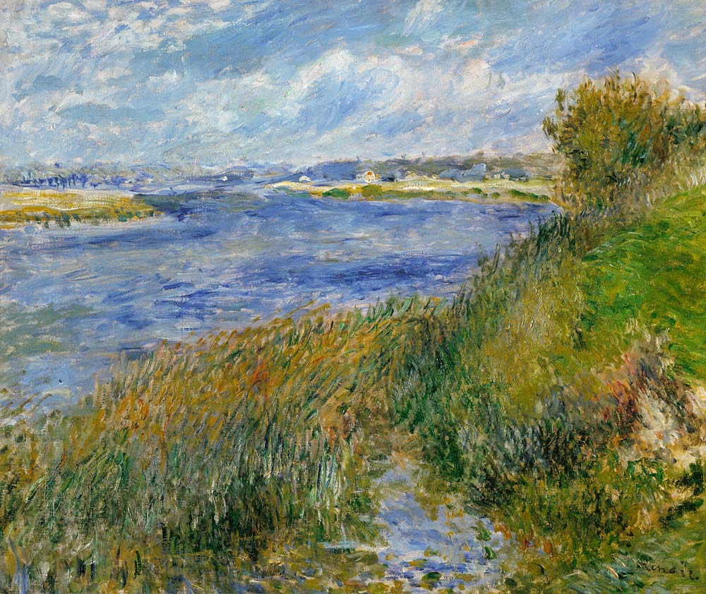 Die Seine-Ufer bei Champrosay od Pierre-Auguste Renoir