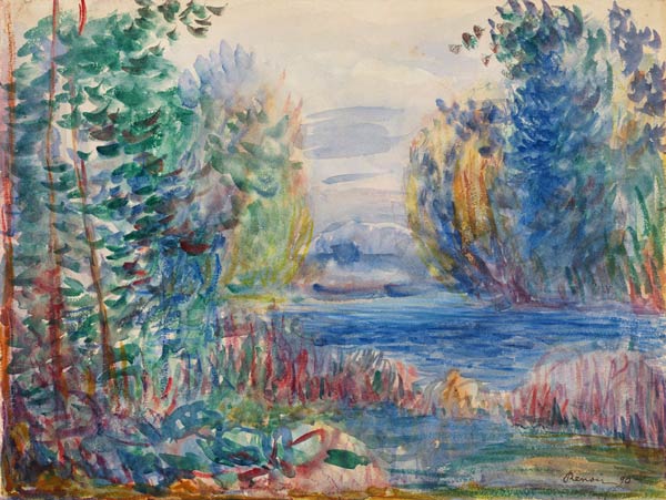 River Landscape od Pierre-Auguste Renoir
