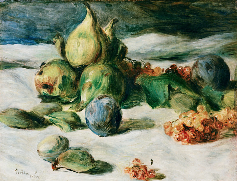 Renoir / Fruit still life / c.1869/70 od Pierre-Auguste Renoir