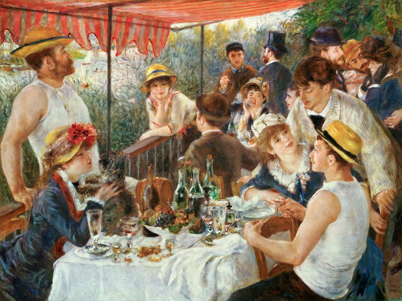 Snídaně veslařů od Pierre-Auguste Renoir