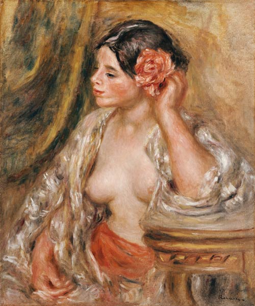 Gabrielle a sa Coiffure od Pierre-Auguste Renoir