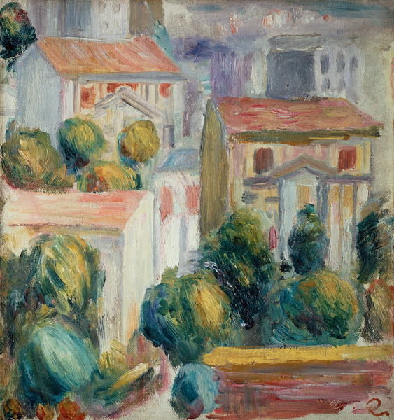 House at Cagnes od Pierre-Auguste Renoir