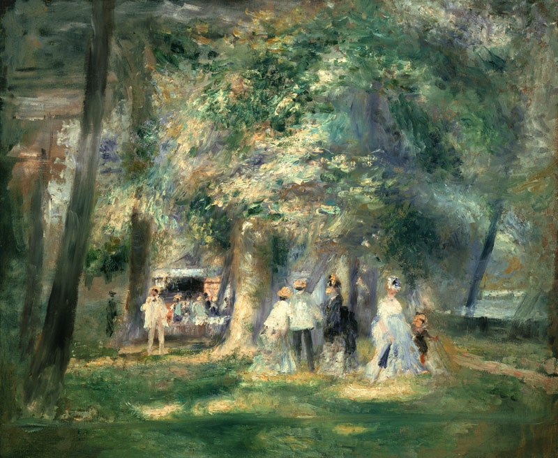 In the park of Saint Cloud. od Pierre-Auguste Renoir