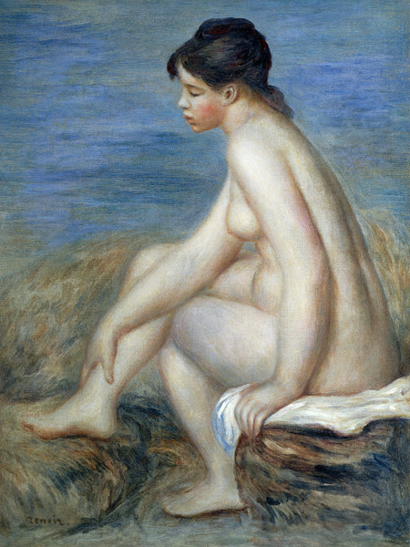 Young woman after the bath od Pierre-Auguste Renoir