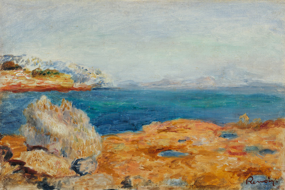 A.Renoir, Küstenlandschaft od Pierre-Auguste Renoir