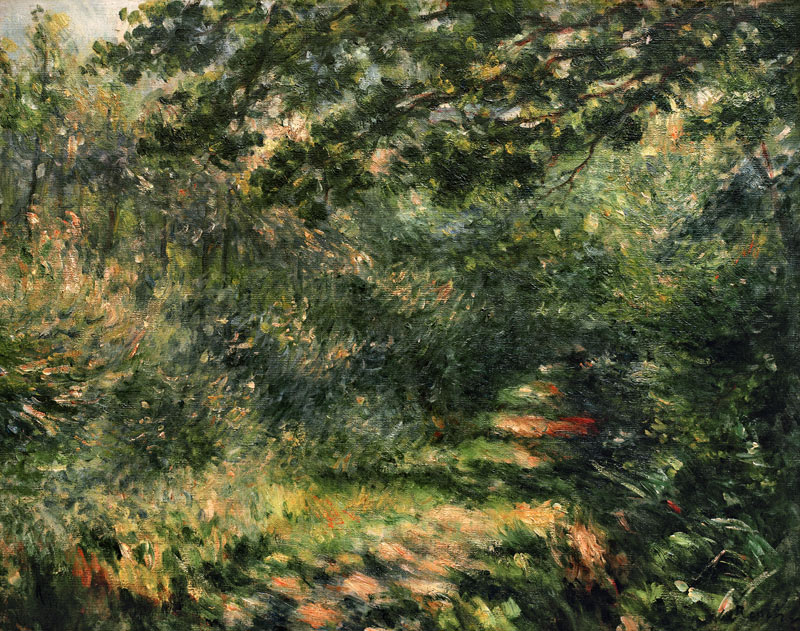 Renoir / Forest path / c.1875 od Pierre-Auguste Renoir