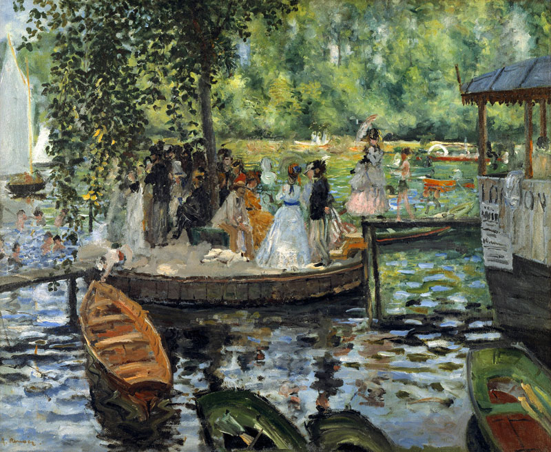 La Grenouillere od Pierre-Auguste Renoir