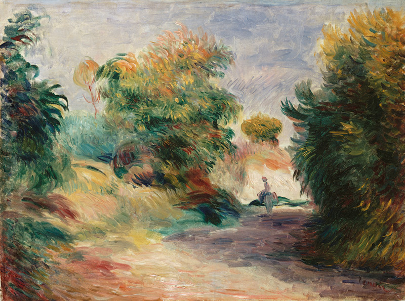 Landschaft bei Cagnes. od Pierre-Auguste Renoir