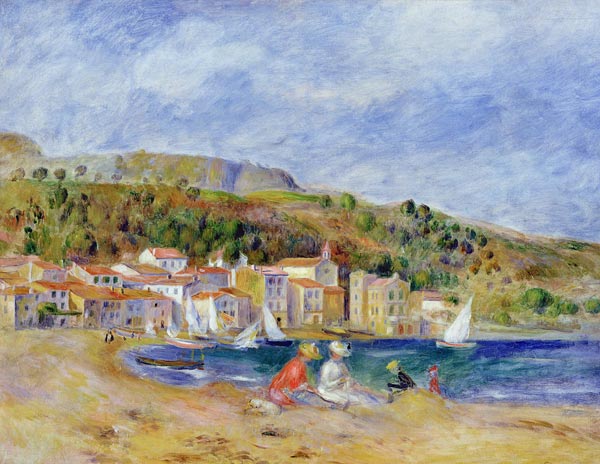 Le Lavandou (oil on canvas) od Pierre-Auguste Renoir