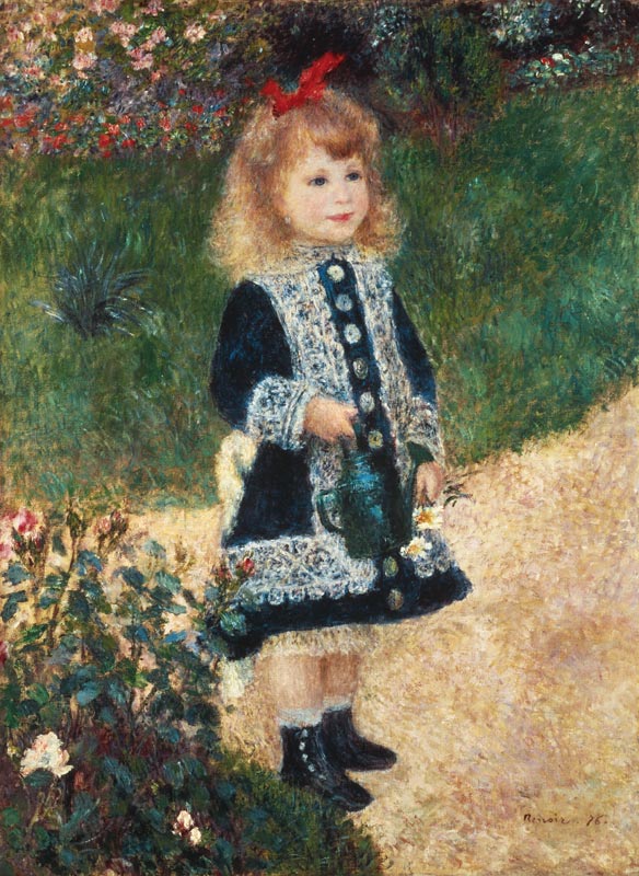 Girl with watering can od Pierre-Auguste Renoir