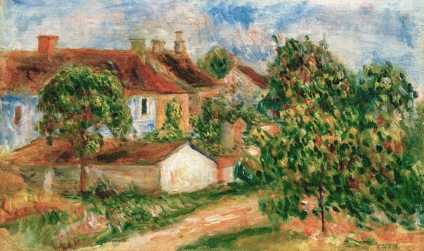A.Renoir, Maisons de village od Pierre-Auguste Renoir