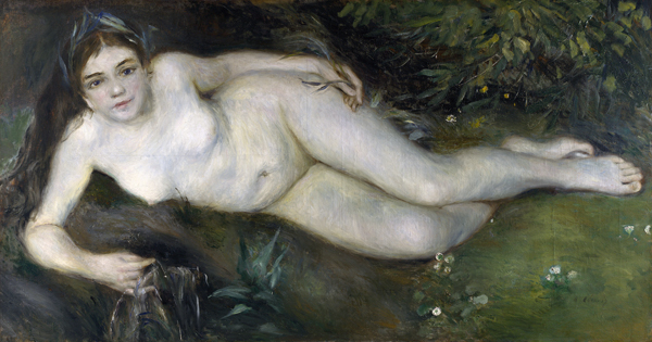 A Nymph by a Stream od Pierre-Auguste Renoir