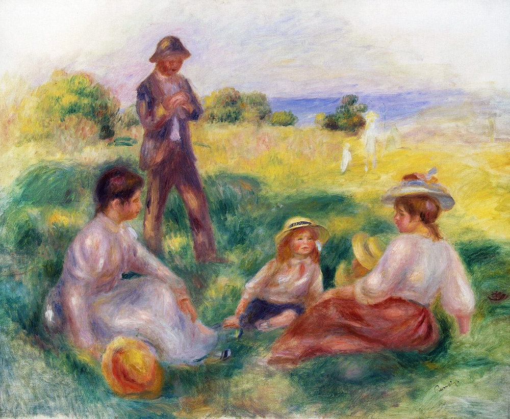 Party in the Country at Berneval od Pierre-Auguste Renoir