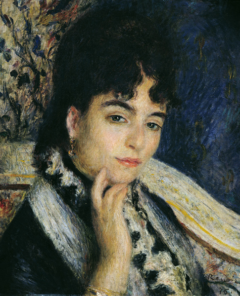 Portrait of Madame Alphonse Daudet (1844-1940) od Pierre-Auguste Renoir