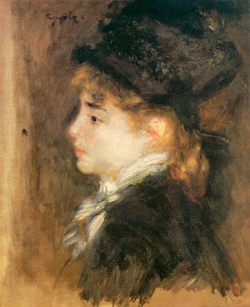 Portrait of a woman, possibly Margot od Pierre-Auguste Renoir