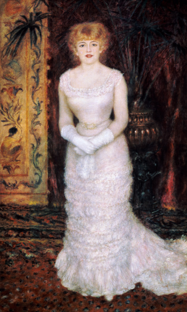 Portrait of Jeanne Samary (1857-90) od Pierre-Auguste Renoir