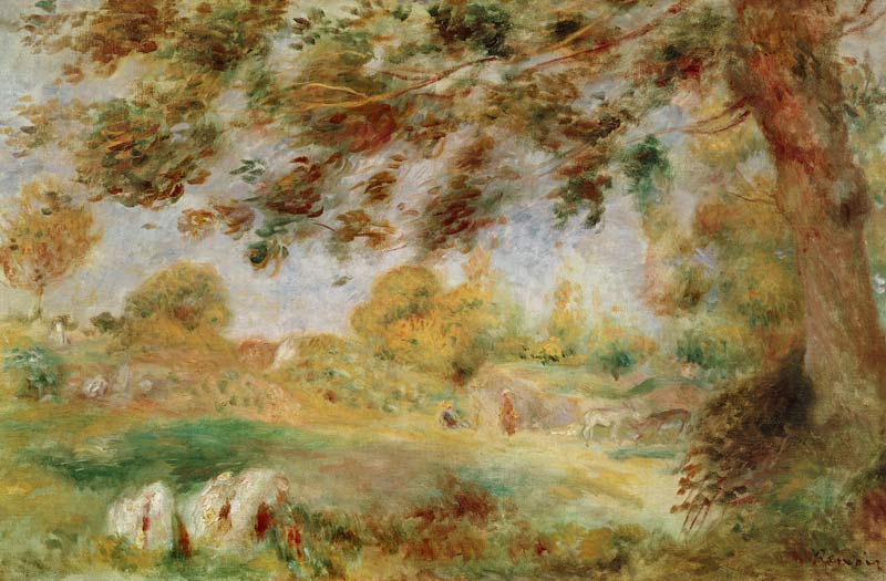 Spring Landscape od Pierre-Auguste Renoir