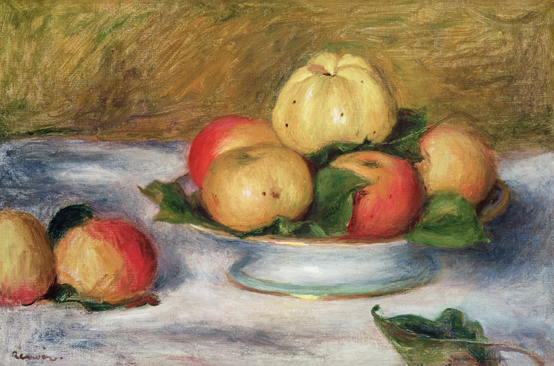 Zátiší s jablky od Pierre-Auguste Renoir