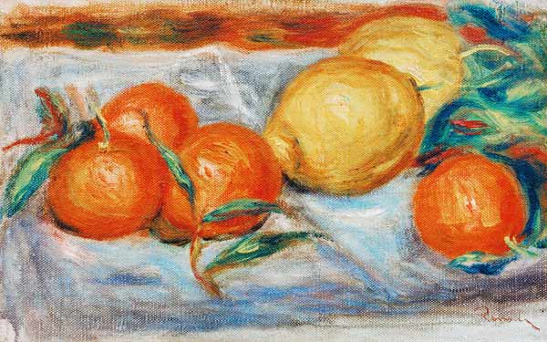 A.Renoir, Stilleben mit Zitrusfrüchten od Pierre-Auguste Renoir