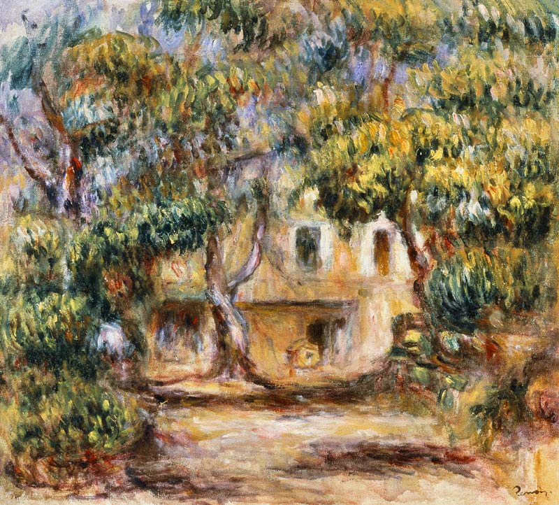 The Farm at Les Collettes od Pierre-Auguste Renoir