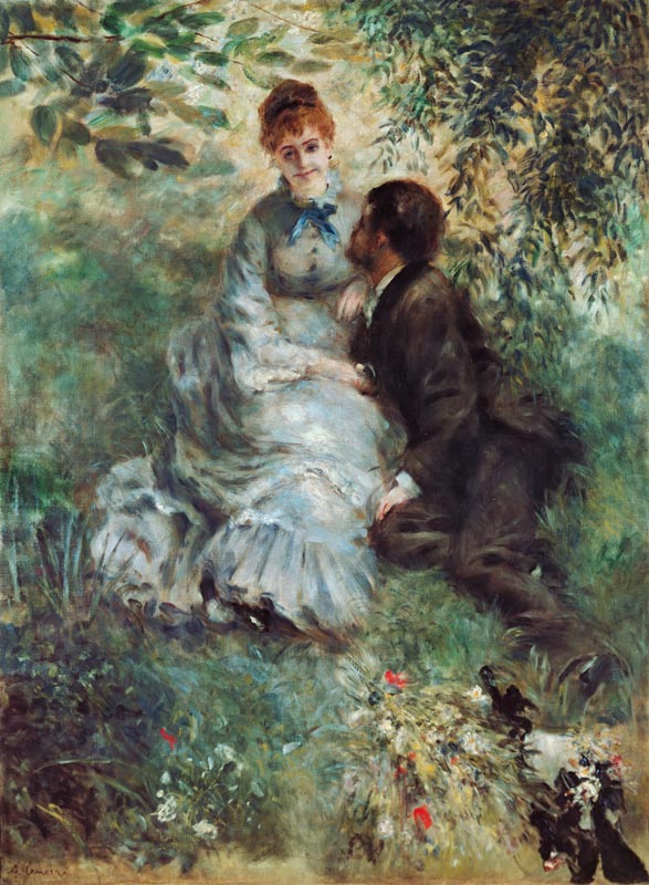 The lovers od Pierre-Auguste Renoir