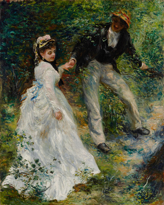 Auguste Renoir / The Promenade / 1870 od Pierre-Auguste Renoir