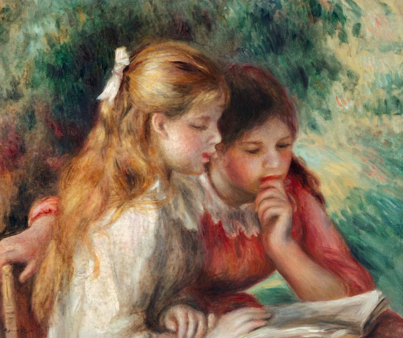 The Reading od Pierre-Auguste Renoir