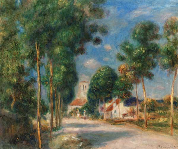 The Road to Essoyes od Pierre-Auguste Renoir