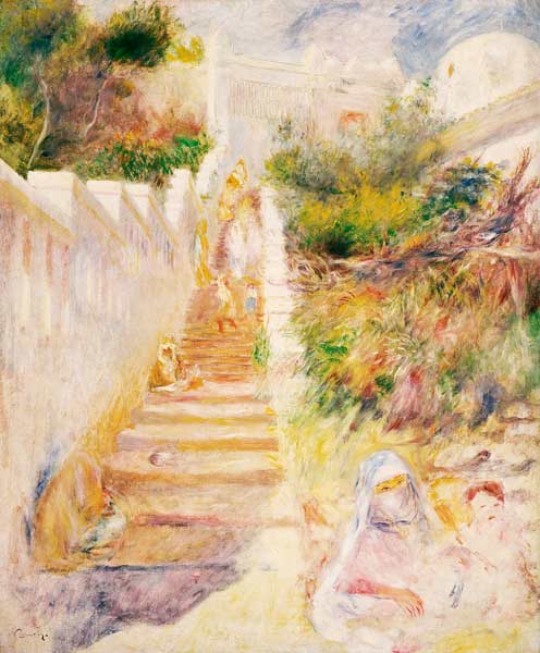The Steps, Algiers od Pierre-Auguste Renoir