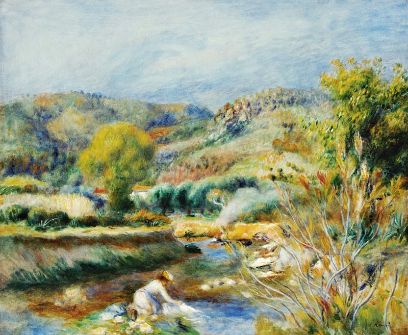 The Washerwoman od Pierre-Auguste Renoir