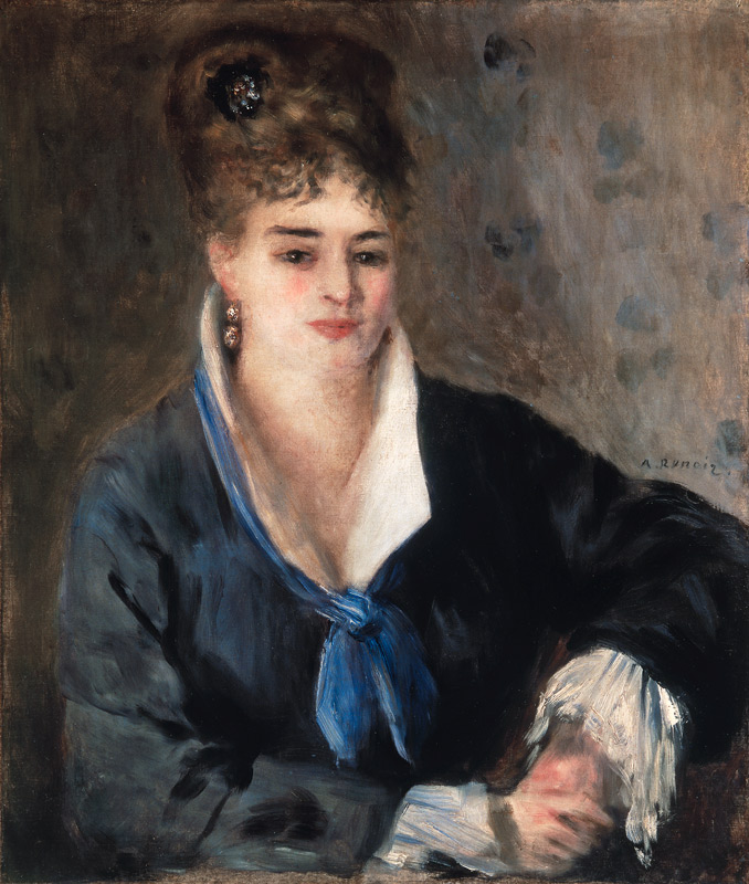 Woman in Black od Pierre-Auguste Renoir